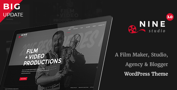 9Studio - Director Movie Photography & Filmmaker WordPress Theme
