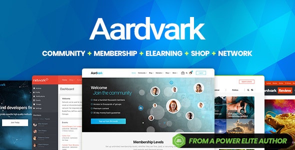 Aardvark - BuddyPress, Membership & Community Theme
