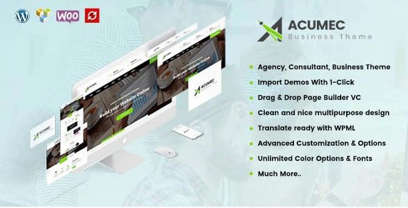Acumec - Business Multipurpose WordPress Theme