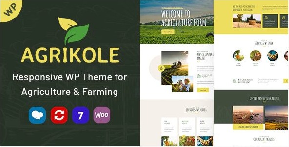 Agrikole | Responsive WordPress Theme for Agriculture & Farming