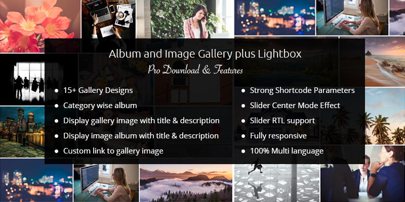 Album and Image Gallery Plus Lightbox Pro By WpOnlineSupport