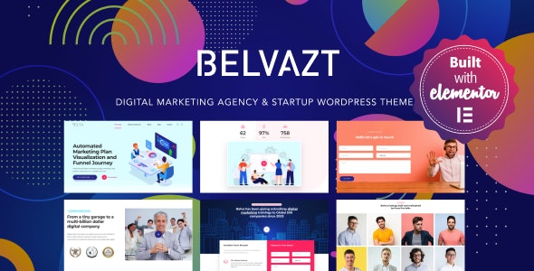 Belvazt - Digital Marketing Agency Elementor WordPress Theme