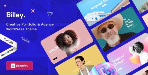 Billey - Creative Portfolio & Agency Elementor WordPress Theme