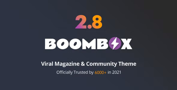 BoomBox - Viral Magazines WordPress Theme