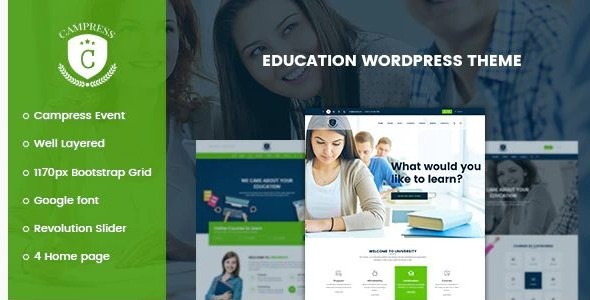 Campress - Responsive Education WordPress Theme