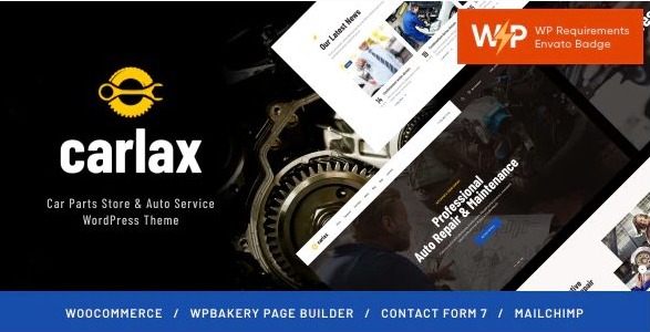 Carlax | Car Parts Store & Auto Service WordPress Theme