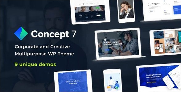 Concept Seven | Responsive Multipurpose WordPress Theme