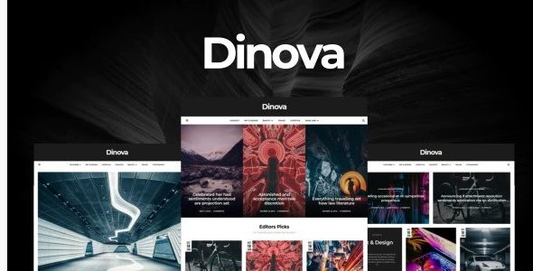 Dinova - Alternative Magazine Gutenberg Theme