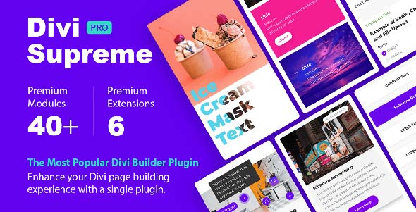 Divi Supreme Pro - Custom and Creative Divi Modules