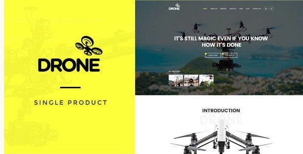Drone - Single Product WordPress Theme