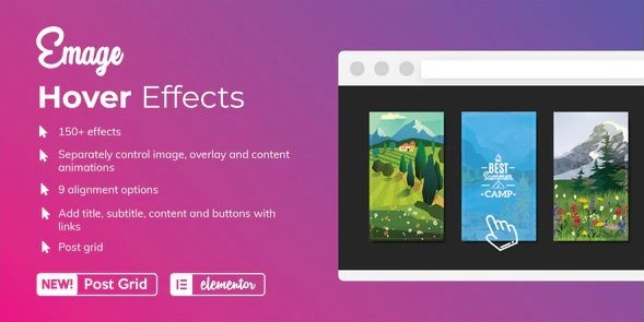 Emage - Image Hover Effects for Elementor