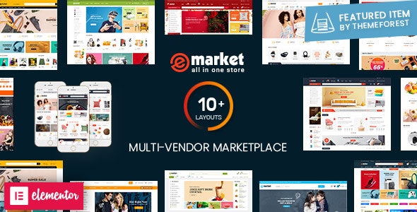 eMarket - Multi Vendor MarketPlace WordPress Theme