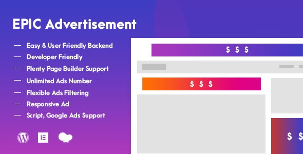 Epic Advertisement WordPress Plugin & Add Ons for Elementor & WPBakery