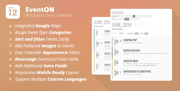 EventON - Action User Add-on
