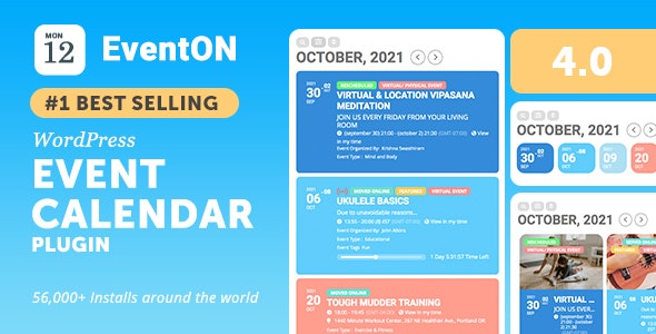 EventON – WordPress Event Calendar Plugin