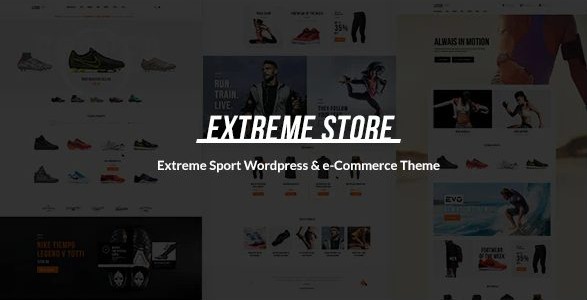 Extreme | Sports Clothing & Equipment Store WordPress Theme