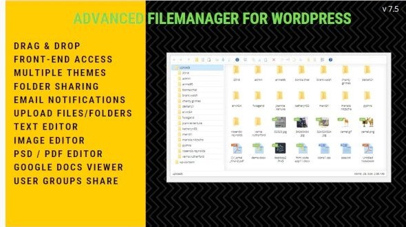 File Manager Plugin For WordPress
