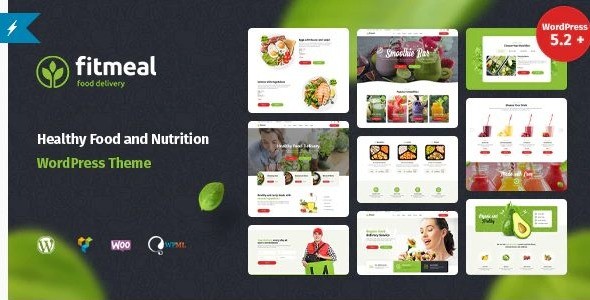 Fitmeal - Healthy Food Delivery and Diet Nutrition WordPress Theme