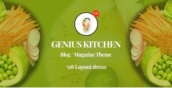 Genius Kitchen - News Magazine and Blog Food WordPress Theme