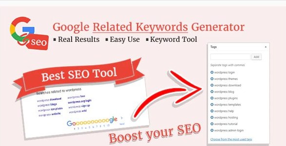 Google Related Keywords Generator - Wordpress SEO Keyword Planner & Tool - 1