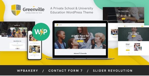 Greenville | Private School & University Education WordPress Theme