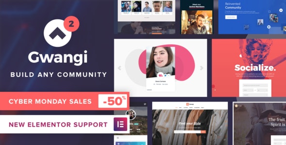 Gwangi - PRO Multi-Purpose Membership, Social Network & BuddyPress Community Theme