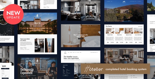 Hoteller Booking WordPress