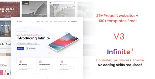 Infinite - Responsive Multipurpose WordPress Theme
