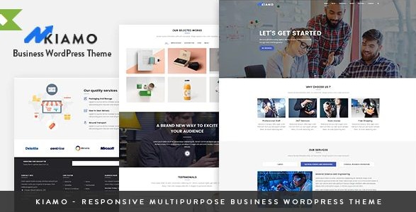 Kiamo - Responsive Business Service WordPress Theme