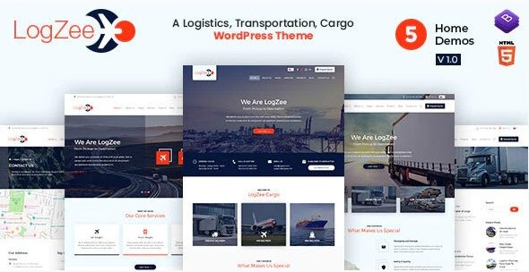 Logzee | Logistics, Transportation, Cargo WordPress Theme