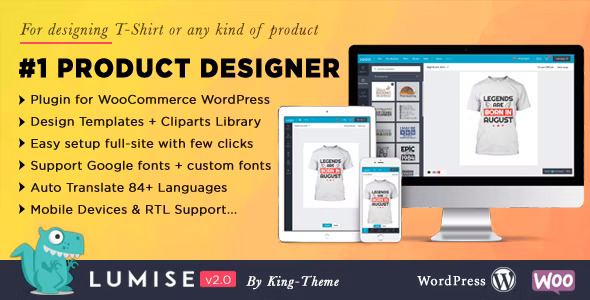 Lumise Product Designer | WooCommerce WordPress