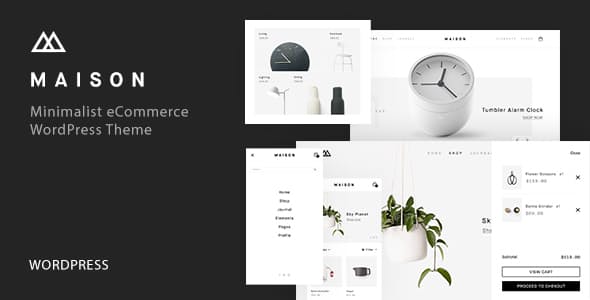 Maison - Minimalist eCommerce WordPress Theme