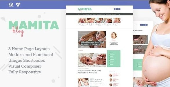 Mamita | Pregnancy & Maternity Cinique Blog WordPress Theme