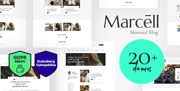 Marcell - Personal Blog & Magazine WordPress Theme