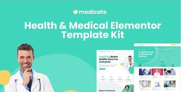 Medicate - Health & Medical Elementor Template Kit
