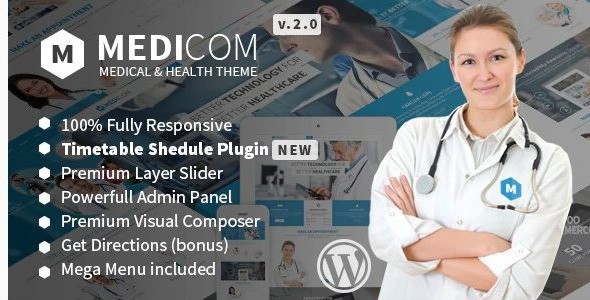 Medicom - Medical & Health WordPress Theme