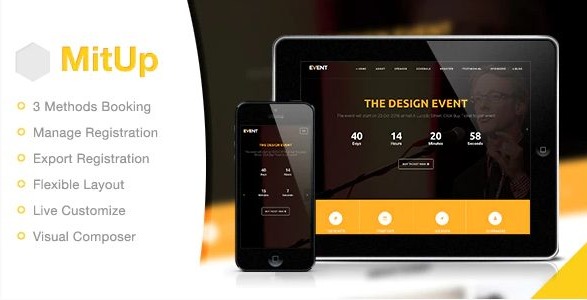 MitUp - Event & Conference WordPress Theme