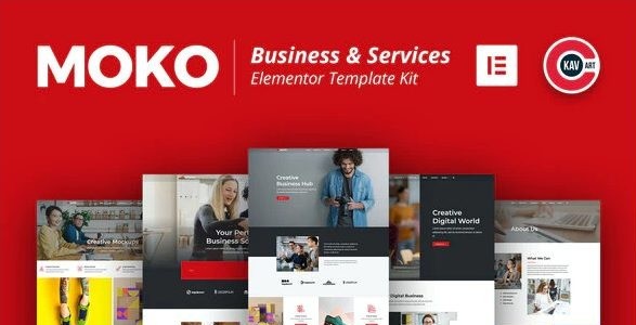 Moko - Business & Services Elementor Template Kit