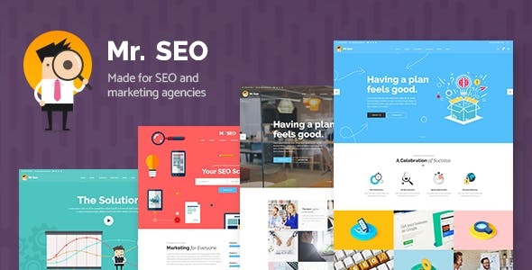 Mr. SEO - SEO, Marketing Agency and Social Media Theme