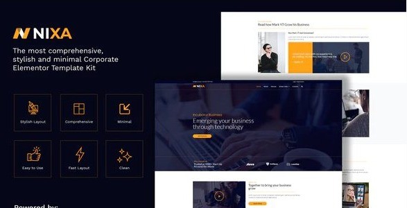 Nixa - Business & Services Elementor Template Kit