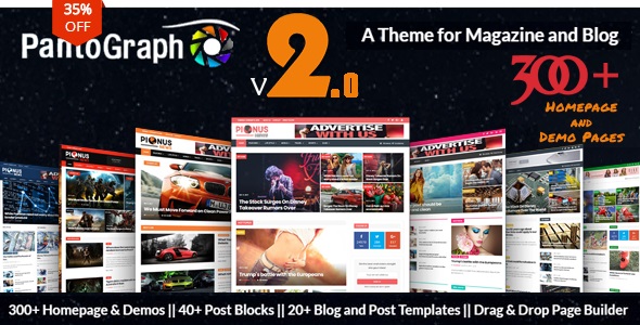 PantoGraph - Newspaper Magazine Theme