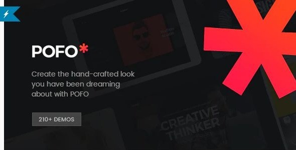Pofo - Creative Portfolio and Blog WordPress Theme