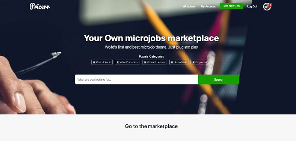 Pricerr Theme - WordPress Microjobs Marketplace Theme