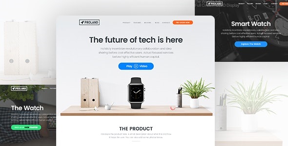 Proland | WordPress Product Landing Page Theme