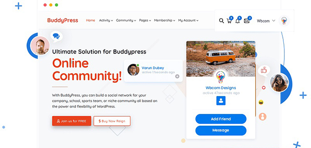 Reign - BuddyPress & bbPress WordPress Theme