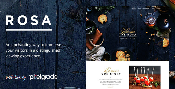 ROSA - An Exquisite Restaurant WordPress Theme