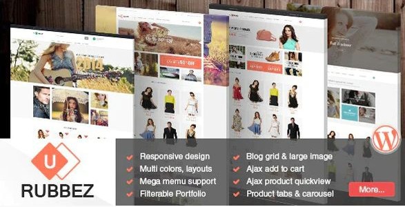 Rubbez- WooCommerce & Corporate WordPress Theme
