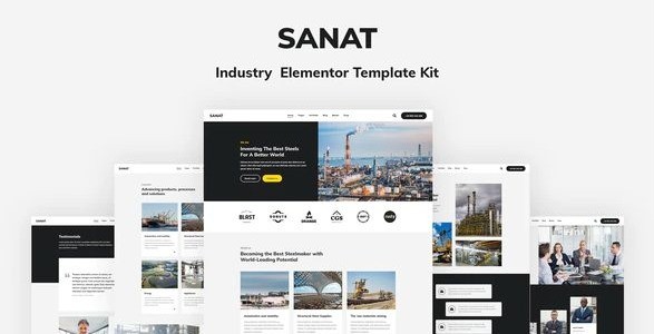 Sanat - Industry Elementor Template Kit