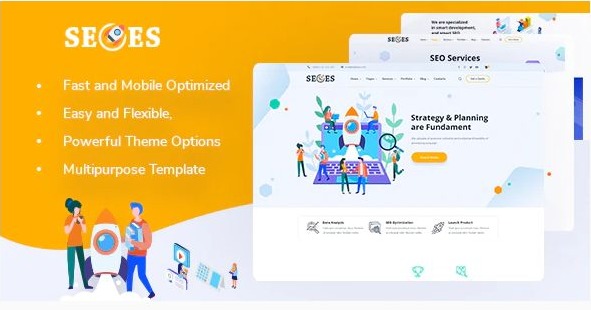 Seoes - Marketing Agency WordPress Theme