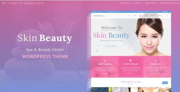 Skin Beauty - Spa WordPress
